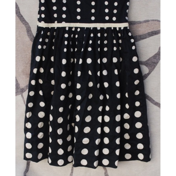 BEA & DOT ModCloth Dress Black Polka Dot Retro Sleeveless Size Small - Picture 7 of 7
